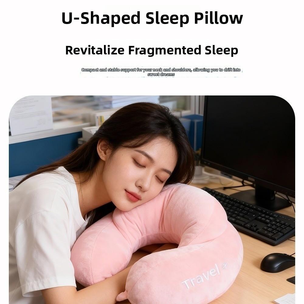 Memory Cotton U-shaped Pillow Travel Driving Pillow Neck Protection Pillow  Supports The Neck