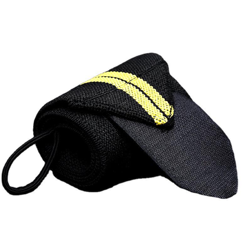 Men's Weightlifting Wrist Strap with Buckle - Anti-slip Sports Brace for Fitness and Badminton