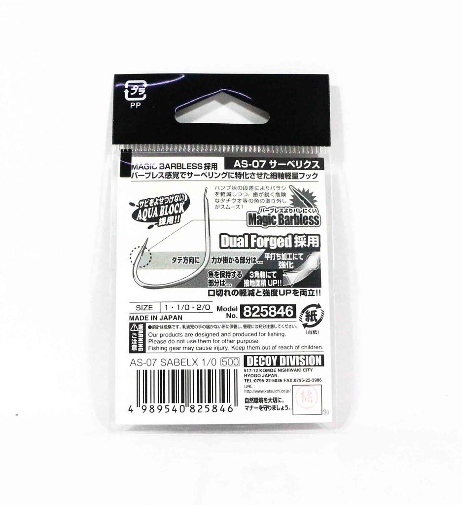 Decoy AS-07 Jiggingový Jednoháček Sabelx Velikost 1/0 (5846)