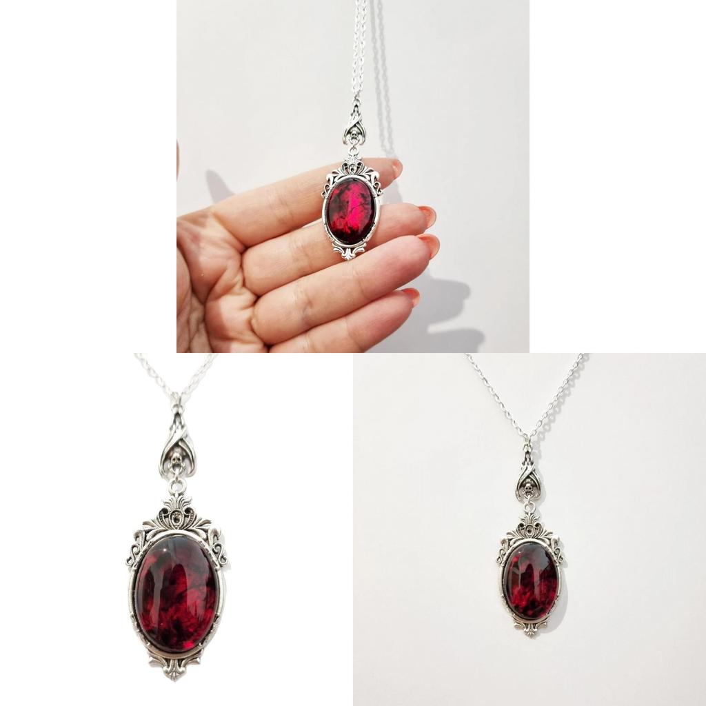 Collana Ciondolo Gotica da Vampiro con Motivo Pipistrello per Donne Accessori Moda