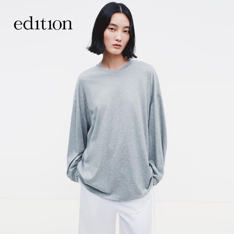 EditionE+ 2026 Spring Relaxed Fit Long-Staple Cotton T-Shirt