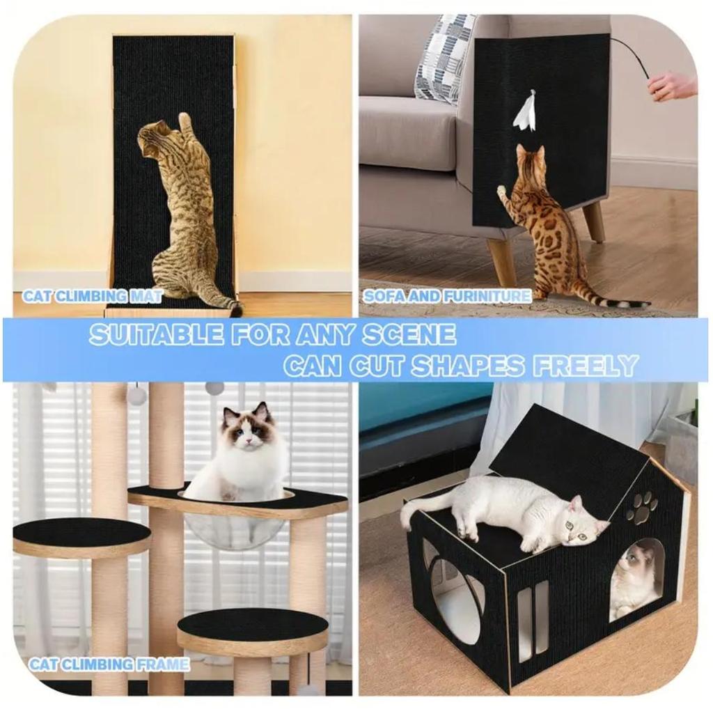 Nálepka na ochranu pohovky: Samolepící látková škrabka pro kočky, nařezaná na míru pro nábytek a stěny.