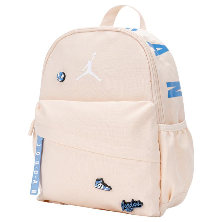 Jordan Lightweight Practical Fashion Versatile Polyester Backpack Unisex Backpack Light-Pink Light-Blue JD2633034PS-004 Light Pink Blue Multicolor