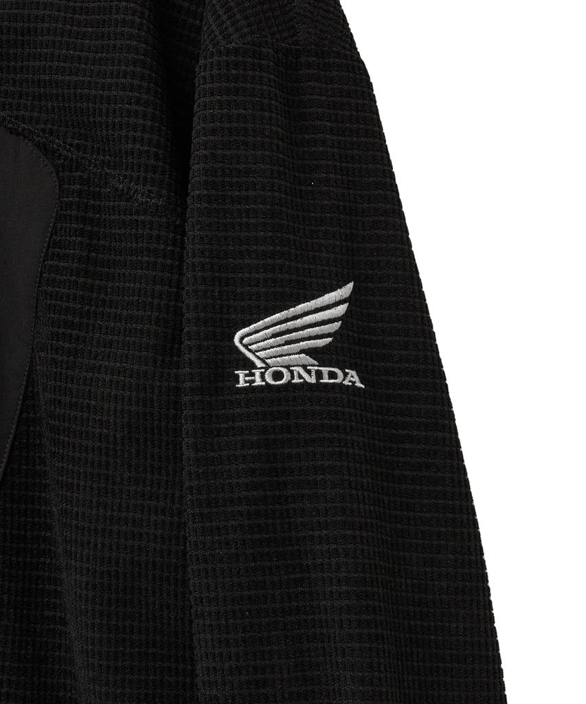 Phyps Motorcycle H-Tech Grid Fleece Jacket Black