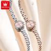 OLEVS Brand New Luxury Womens Bracelet Watch Elegant Fashion Quartz Watch Waterproof Luminous Strap Date Wristwatch For Woman