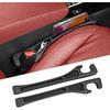 Car Seat Accessories, Car Seat Gap Filler, Car Organizers And Storage With Phone Holder, Car Interior Accessories Fit Sedan SUV Truck -2PCS Black