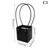 Portable Flower Box Waterproof Paper Handy Bag Kraft Handbag Party Gift Box