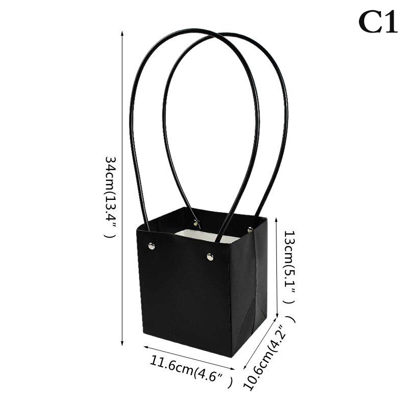 Przenośne pudełko na kwiaty wodoodporny papier torebka kraftowa torebka prezentowa na imprezę