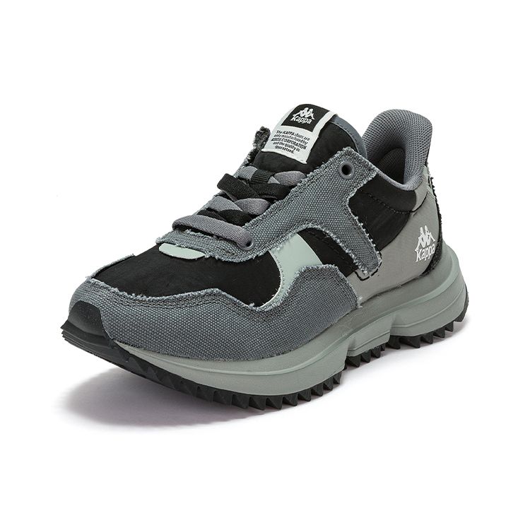 Kappa Retro Casual Low-Top Running Shoes Unisex sneakers Black Gray K0CY5MM01-990