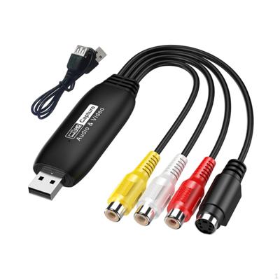 AV to USB 2.0 Video Yakalama Kartı Analog Dijital Dönüştürücü 1080P Cihazı PC için