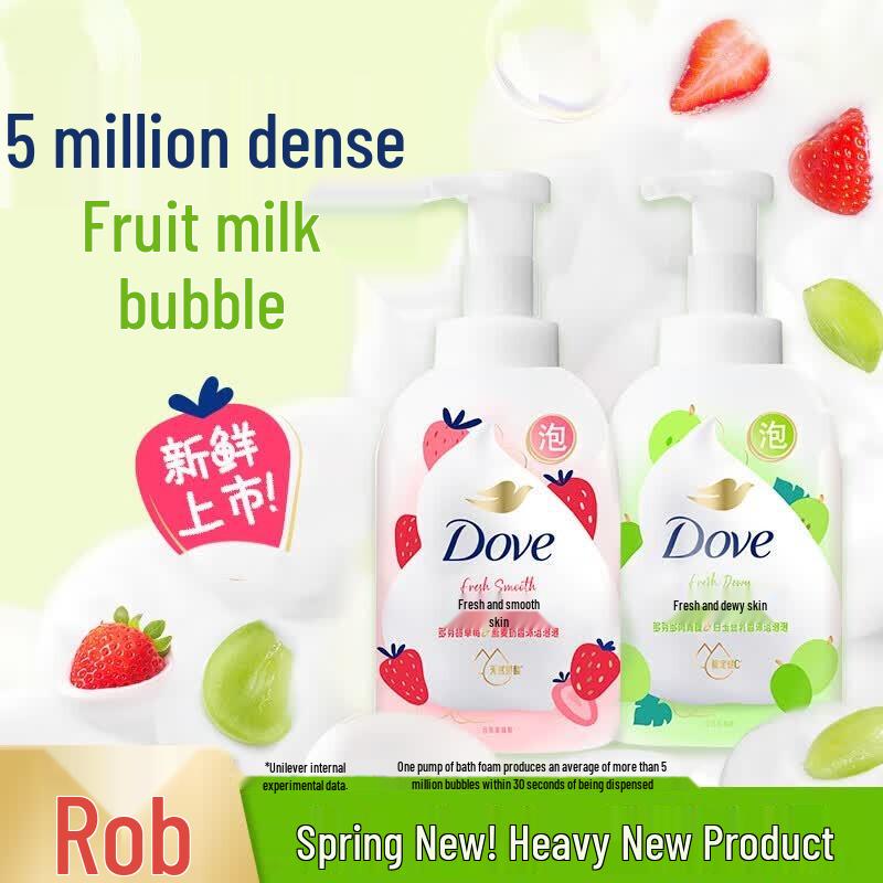 Набор пенки для душа Dove Фруктовое Молоко Питательная