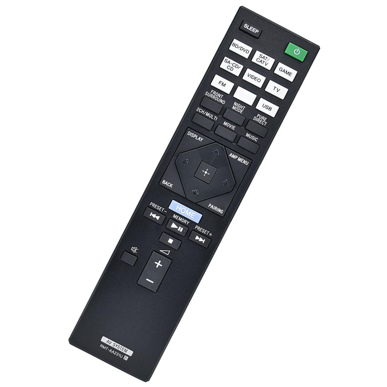 Lightweight Replacement Remote Control RMT-AA231U for STR-DH770 STR-DN1070 STR-DN1080 Video Receiver Accessories 1