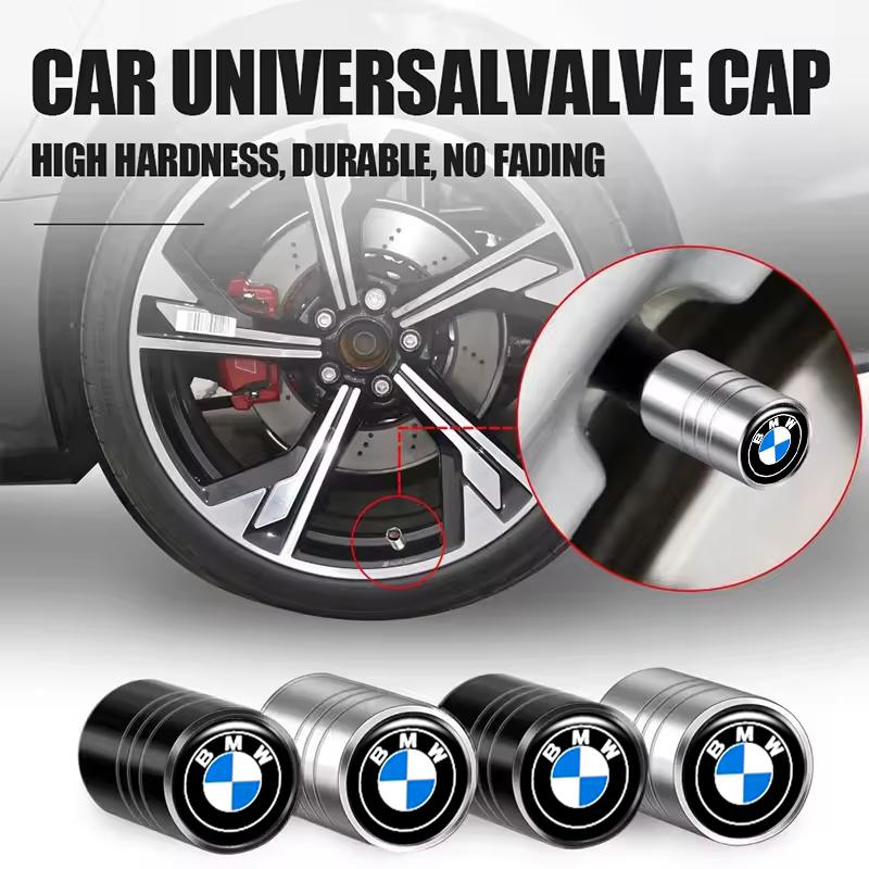 4Pcs Tire Valve Caps Air Stem For BMW E46 E90 F30 Car Wheel Cover F10 G30 E60 G20 F15 E39 F20 G11 G21 E36 Auto Parts Accessories