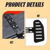 E Bike Wide Front Footrest Metal Plate Accessory with Hole Design Professional Multipurpose for Long