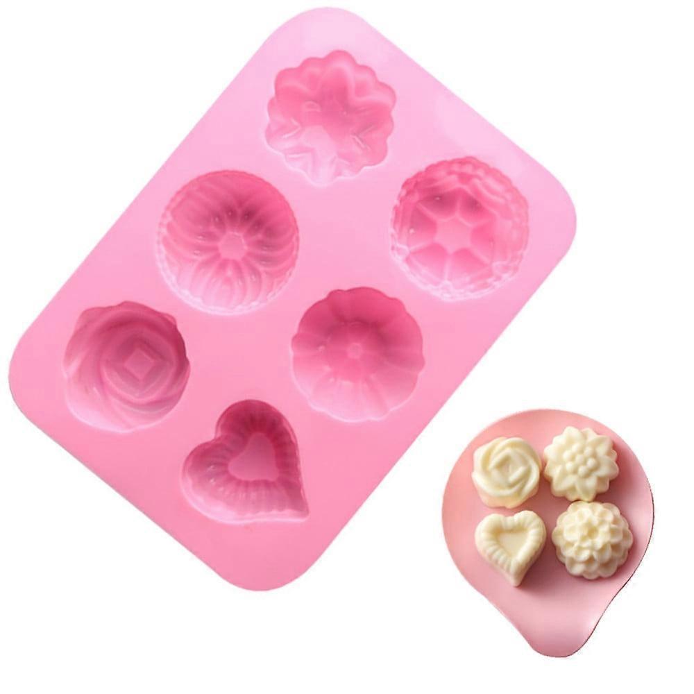 Flowers Star Love Silicone Cake Mold Muffin Chocolate Cookie Baking Mould Decor Home Essentials