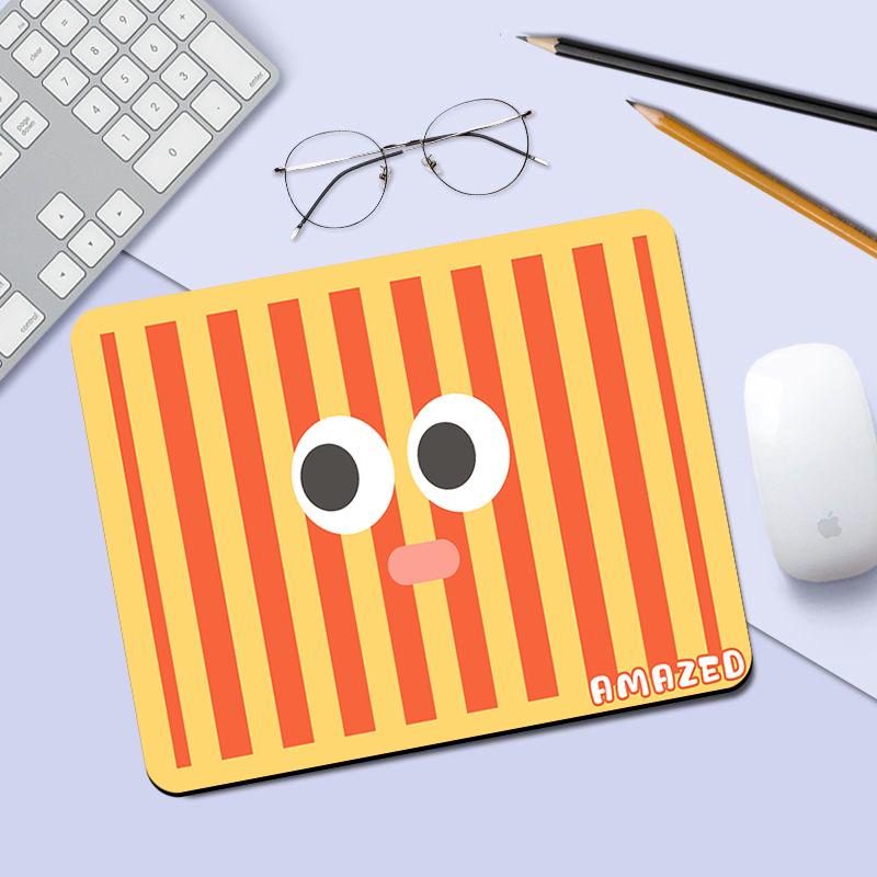 Emoji Mouse Pad: Compact Office & Esports Square for Laptop/Computer