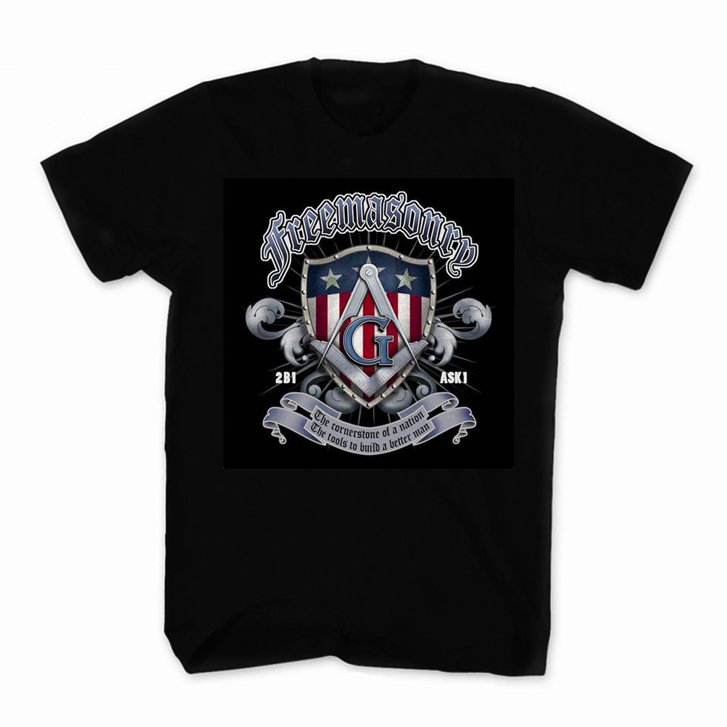 

Masonic Order Freemason America Mason TShirt New 100 Cotton ONeck Short Sleeve Summer Casual Mens Tshirt Size S3XL 4XL
