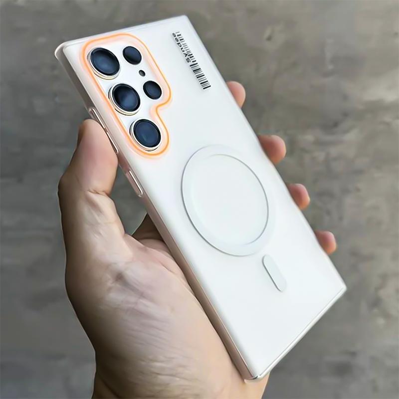 

Ультратонкий Полупрозрачный Матовый Чехол Для Телефона Для Samsung S26 Ultra S25 Plus S23 S22 S21 S24 FE Для Magsafe Магнитная Защитная Крышка Galaxy S25