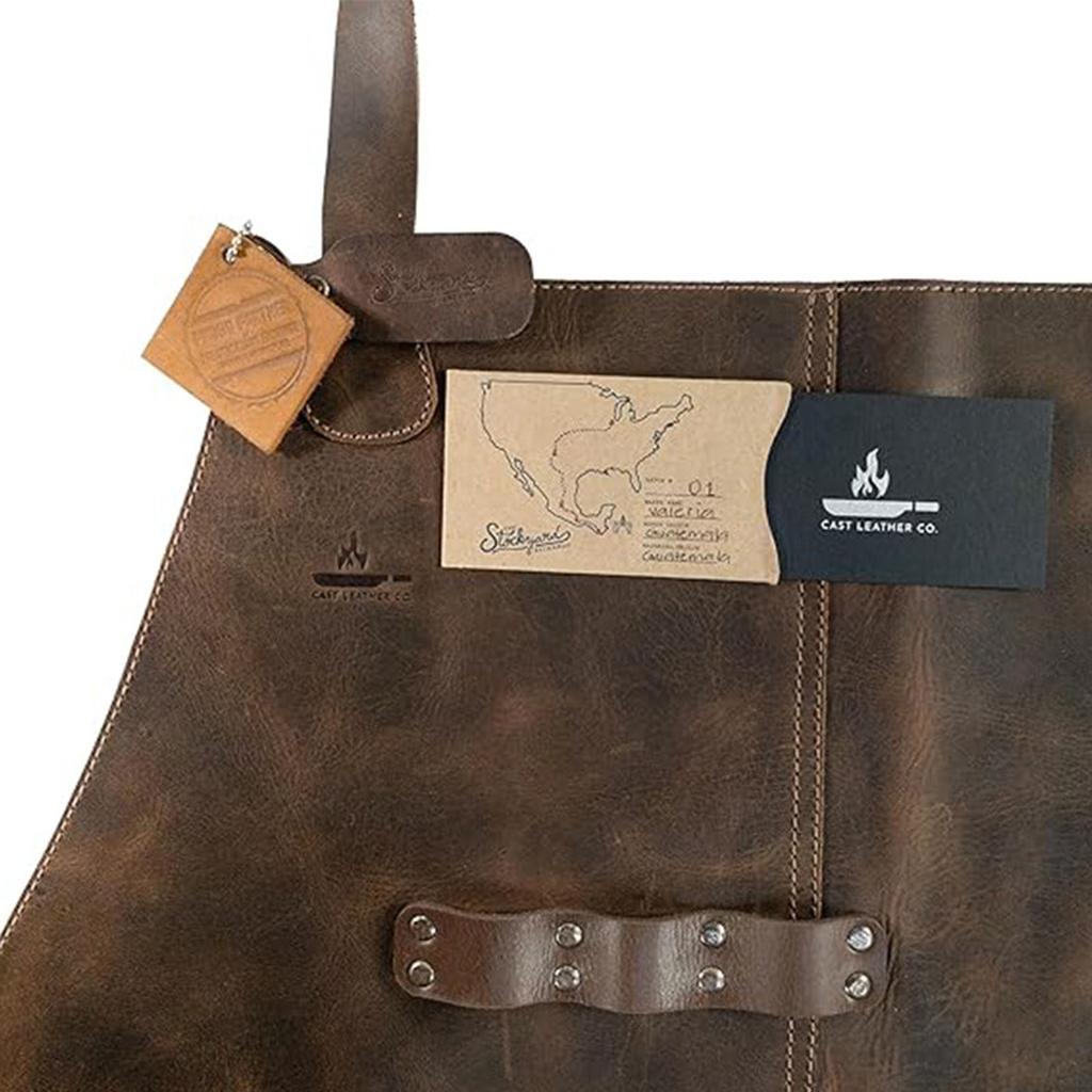 1PC Thickened Antistaining PU Apron for Kitchen Use Waterproof Design To Protect from High Temperature Oil Splashes