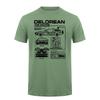 Back To The Future Delorean Schematic Tshirt Print Tshirt Unisex Cotton T Shirt Summer Hip Hop Tees Dz241