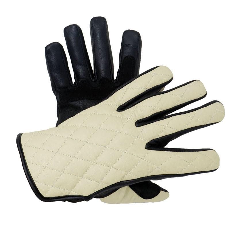 

Перчатки touch HEAVY Goat Leather Plain для всех перчаток для верховой езды с ромбовидной строчкой [совместимы со смартфоном] Мотоциклы, Сезоны, (слоновая кость) HGGP-05S-IV (L) слоновая кость