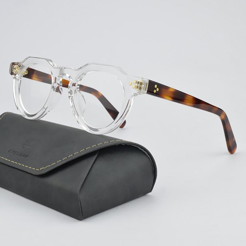 

OBJSKY-1 Круглая оправа для очков мужская Ретро брендовая оправа для очков женская модная для миопии рецептурные очки Очки