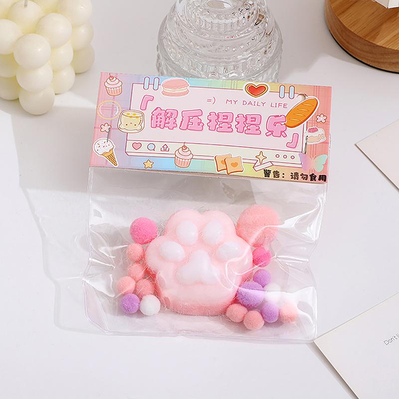 Cute Cartoon Cat Paw Squishy Toy Soft Hi Squeeze Toy Slow Rebound Stress Relief Toys Stress Release Hand Relax Gifts