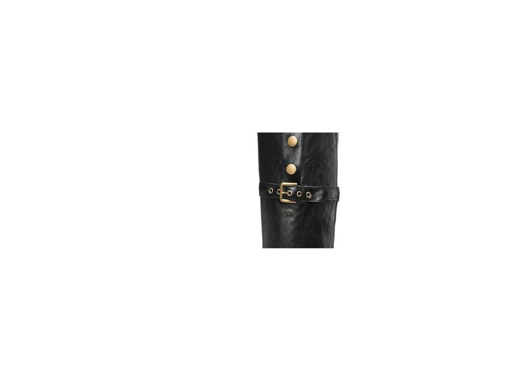Women's Thick-Soled Retro Over-the-Knee Knight Boots - Autumn/Winter Fashion Martin Boots