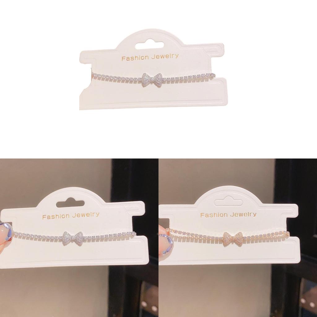 Elegant Zircon Butterfly Charm Wristlet For Ladies Office Wear