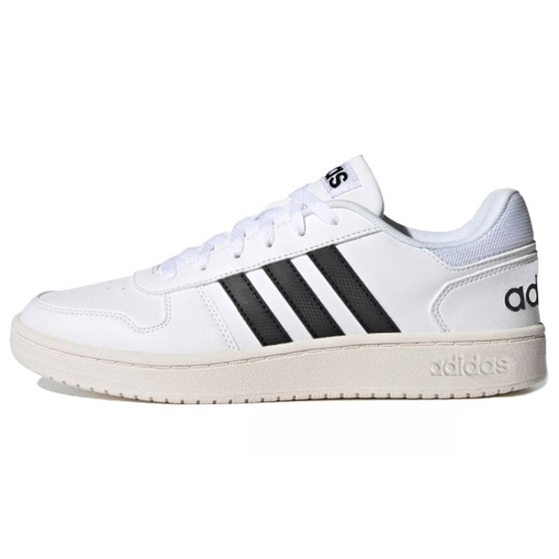 Adidas Hoops 2.0 'White Black' Sneakers FY8629