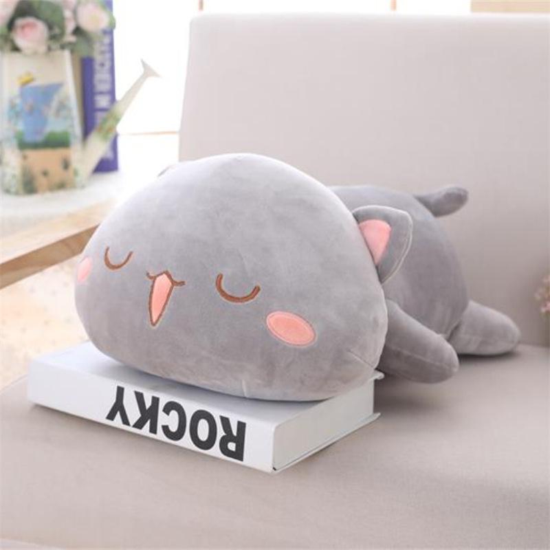 Plush Cat Stuffed Doll Soft Throw Pillow Decorations Children Kids Birthday Present Gifts