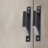 2pcs Sliding Door Handle Aluminum Alloy Pull Push Door Handle Gate Toilet Door Cabinet Window Handles Barn Doors Grip Hardware
