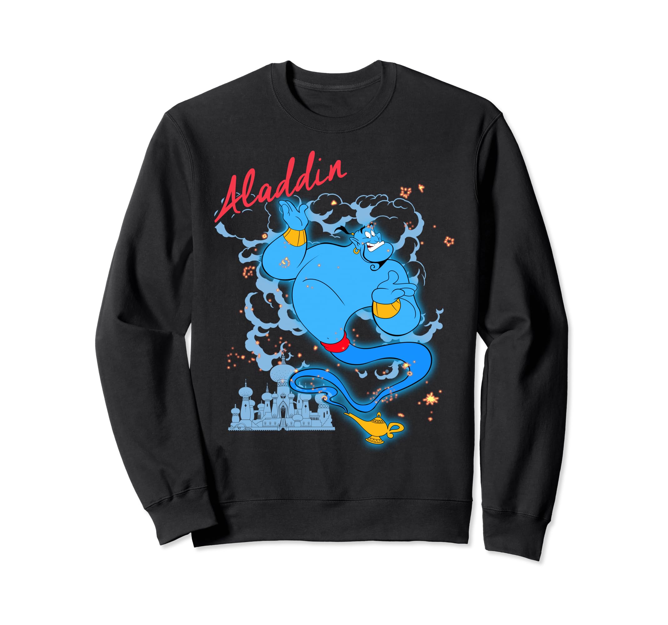 

Disney Aladdin Genie Smoke & Sparkle Graphic Sweatshirt