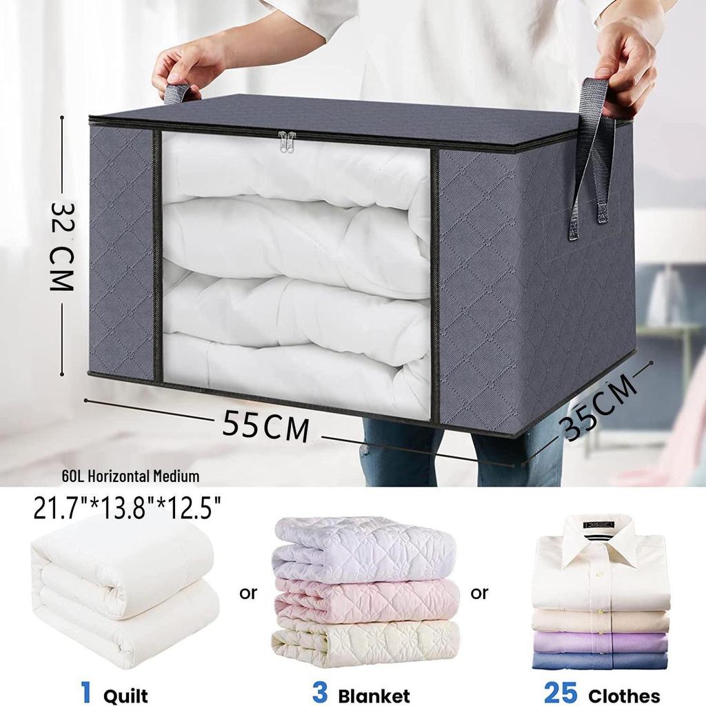 Premium Dustproof Moistureproof Non-Woven Storage Bag for Clothes and Quilts - Thickened Moving Solution