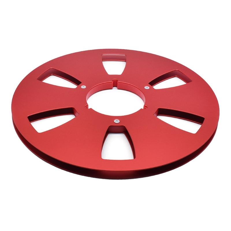 Professional Aluminum Reel 6 Hole Design For 1/4Inch 10.5 Open Tape Recording Disk Accessory