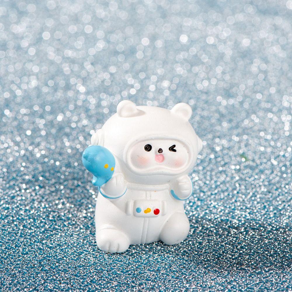 Творческий мультфильм Космический медведь Миниатюрная фигурка Милый астронавт Кукла — фото 11