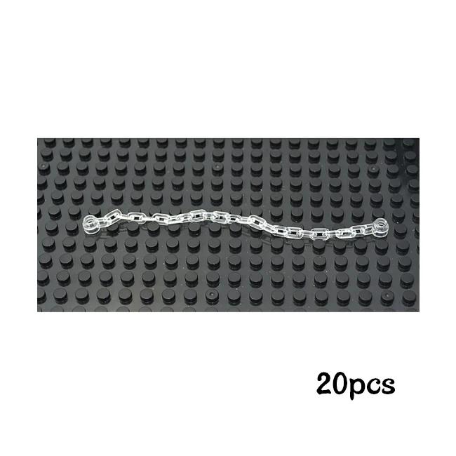 10Pcs/set Chain Bricks Military Building Block City military Scene Accessory MOC DIY Parts 30104 92338 chain Toys For Children