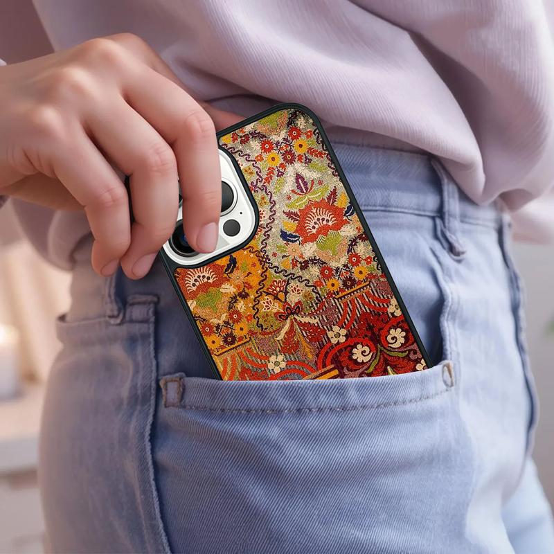 Moroccan Ancient Floral Tiles Phone Case For iPhone 17 Air 15 16e 14 13 Pro Max Coque 12 11 Pro Max PLUS cover