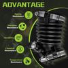 Engine Air Intake Hose Tube With Clamps Compatible With 2012-2015 Honda Civic 1.8L 2013-2015 Acura ILX 2.0L 2.4L Replaces Part #17225-R1A-A01
