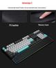 New Luminous Gaming Keyboard with Memory Foam Wrist Support and Slow Rebound.