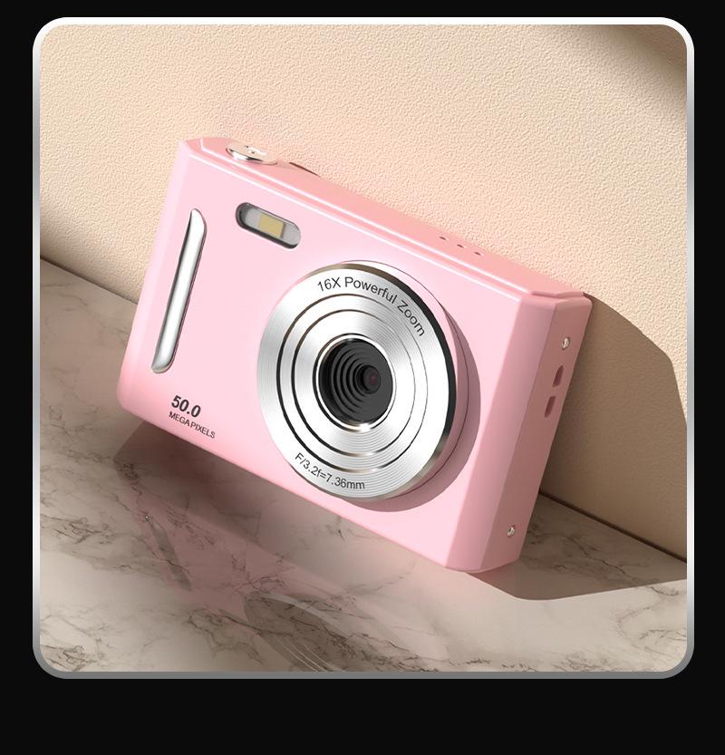 Retro 5K HD Portable Camera for Kids and Students