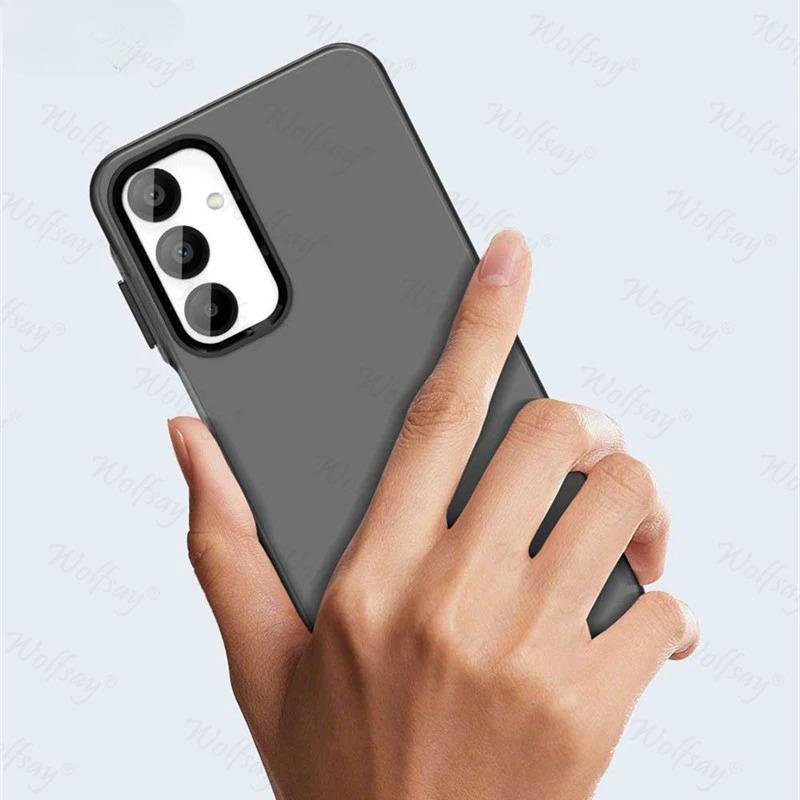 Anti-Drop Candy Color Case For Samsung Galaxy Quantum 5 Matte Transparent Case Samsung Quantum5 Cover For Samsung Quantum 5 Case