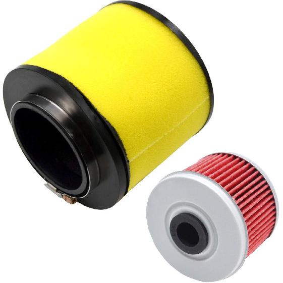 

AHL Air Filter with Oil Filter Spark Plug set for Honda FourTrax 300 TRX300FW 4x4 1992-2000/FourTrax 300 TRX300 2x4 1992-2000 17254-HC5-900 Air Filter+Oil Filter