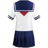 Halloween Jeu Ayano Aishi Cosplay Anime Costume Yandere simulateur Yandere Chan marin Costume lycée Jk uniformes