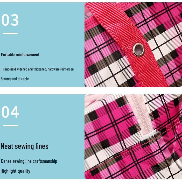 Large Capacity Non-Woven Duffel Bag for Moisture-Proof Storage of Quilts and Clothes