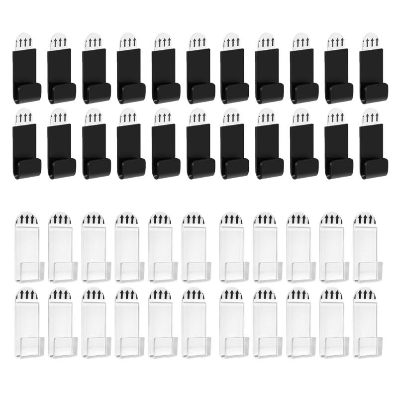 Self Adhesive Album Record Display Shelf 18PCS Acrylic Record Storage Holder for Album Easy Installation Wall Decors