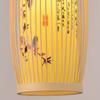 Woven Pendant Light Chinese Japanese Style Retro Rattan Lampshade Pendant Chandelier For Home Restaurant