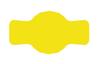 Jar Label 7x4 Cm for Preserves 72 Pcs. Yellow Matte