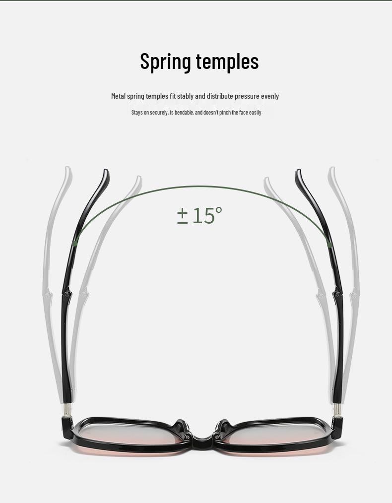 TRP20330 Banana 5th Gen Foldable Polarized Large Frame Blush Sunglasses with UV Protection