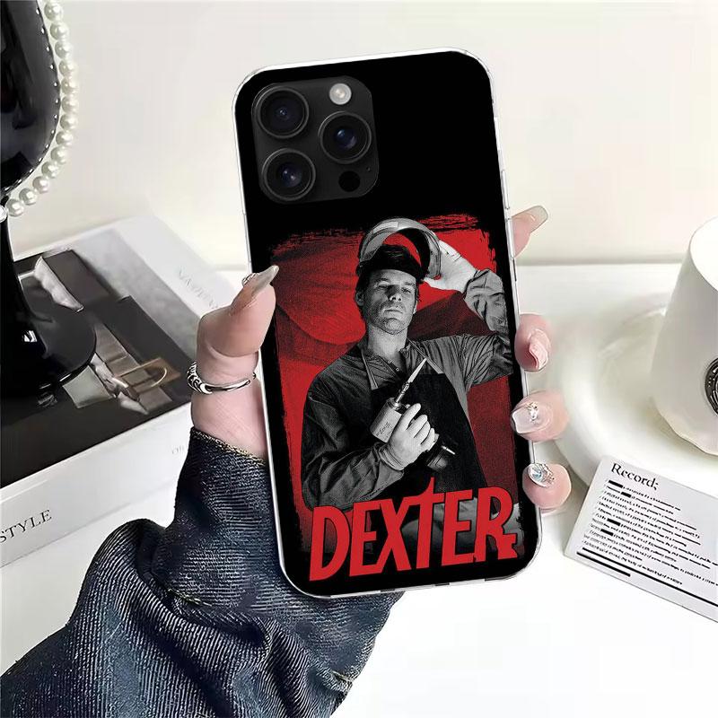 

TV Show Dexter Morgan Soft Phone Case For IPhone 11 17 Air 16E 16 Pro Max 15 + 14 Plus 13 Mini 12 Apple 7 SE 8 Fundas Coque 11 1 iPhone 16 Plus